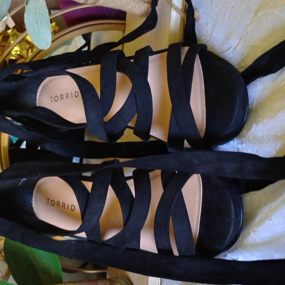 Torrid Women's Black Strappy High Heels